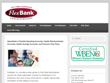 Tablet Screenshot of flexbank.net